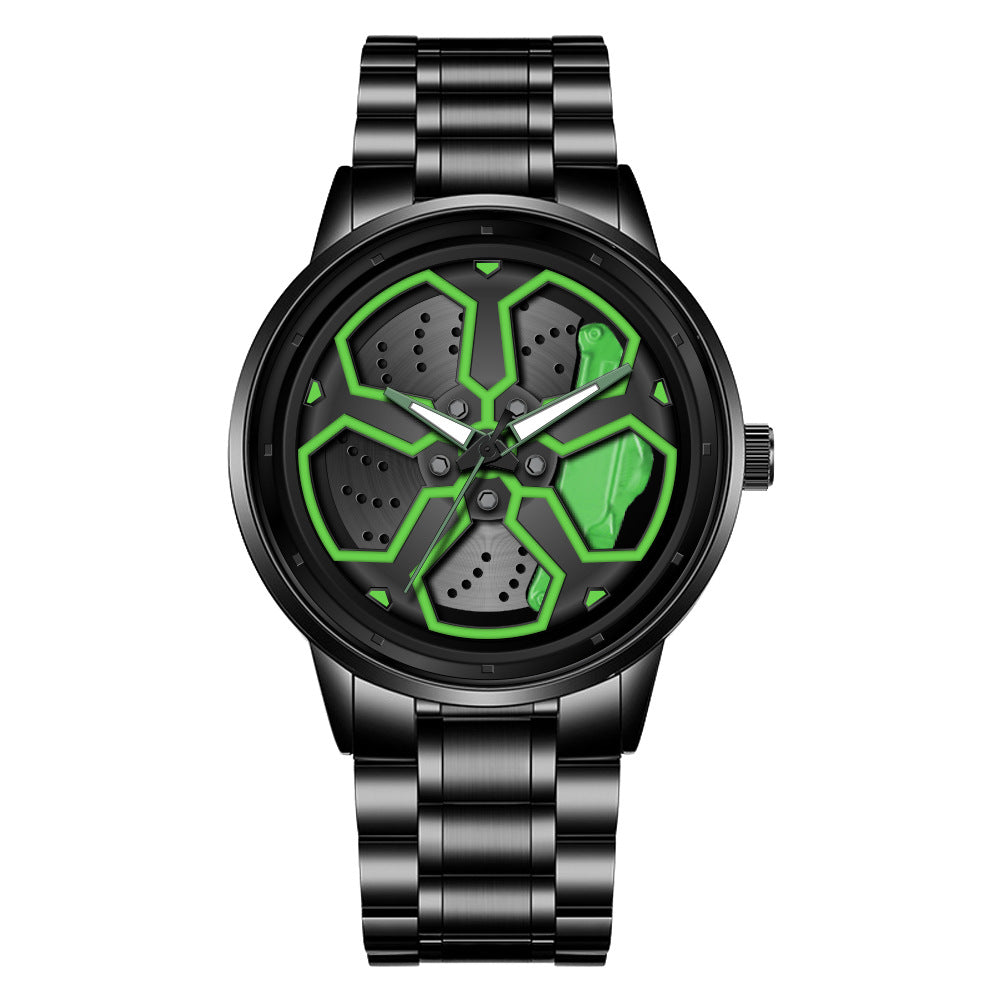 Personality Trendy Boys Luminous Good Luck Watch