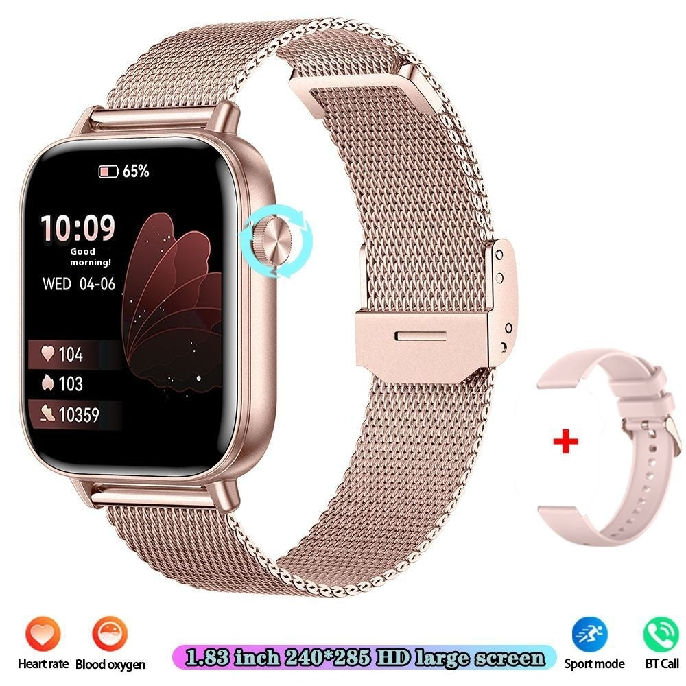 Smart Watch Mobile Pedometer Heart Rate Monitoring Bluetooth Calling 169 Touch Display Smart Bracelet